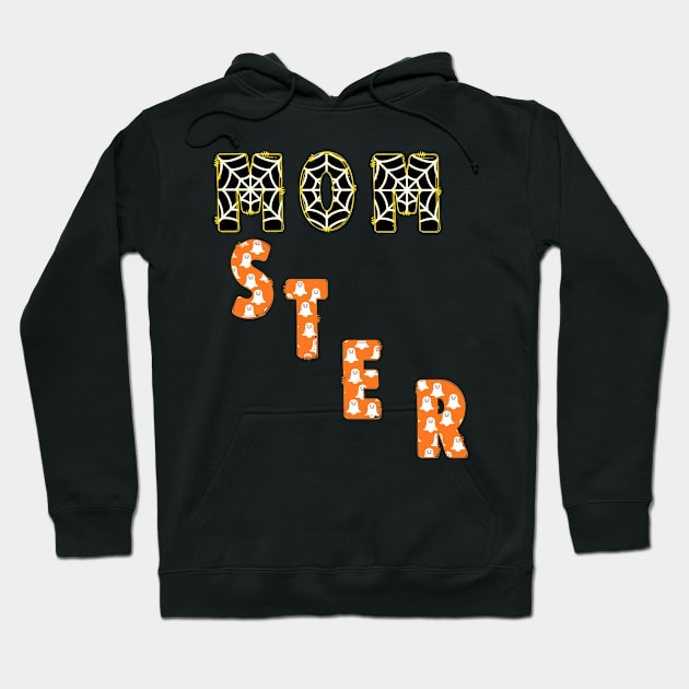 Momster Funny Halloween for Mom gifts Hoodie by albaley